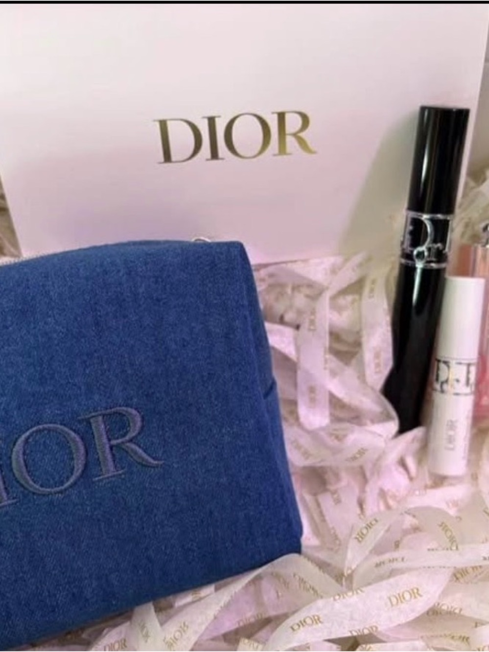 Dior Beauty Set Gift Box in Black and Gold